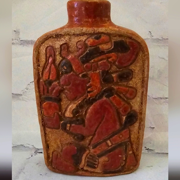 Other - Authentic Vintage Mayan Art Piece - Cultural Heritage Decor